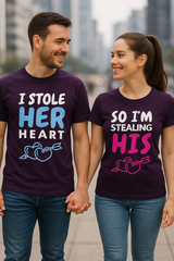 "Stole Hearts" Couple Tees