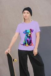 Cosmic Pup Unisex Oversized Standard T-Shirt
