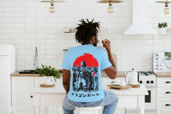 Saiyan Legacy: Warriors Unite Unisex Oversized Classic T-Shirt