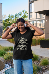 Lose Yourself in Music Unisex Terry Oversized Tee